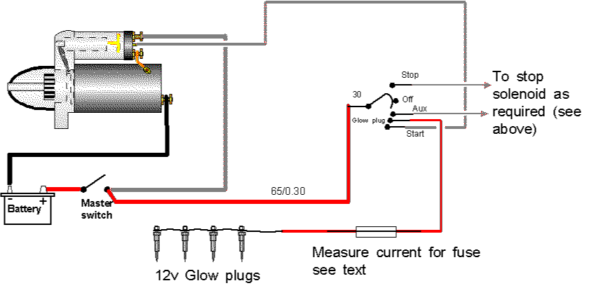 Glow Plug Timer Circuit - This Is The Simple 12 Volt Glow Plug Circuit - Glow Plug Timer Circuit