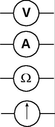 ohm meter symbols